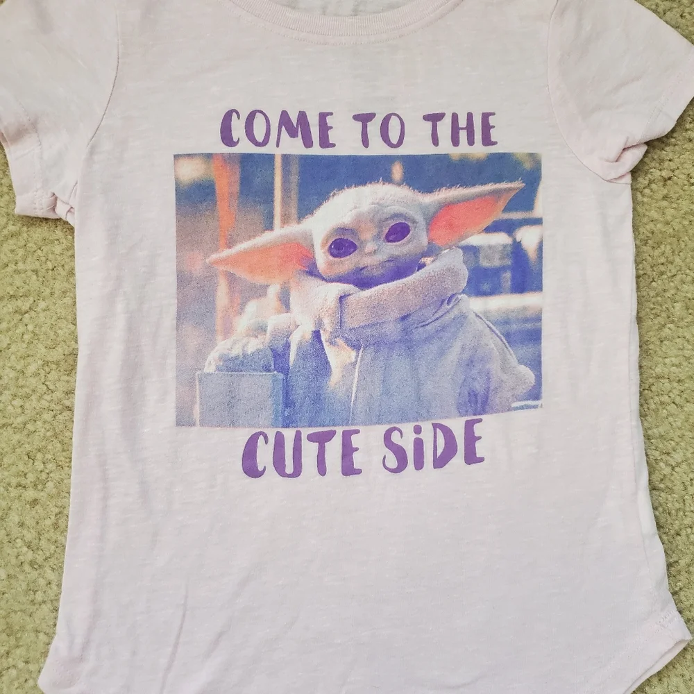 Star Wars Grey Shirt Girls Size 5/6